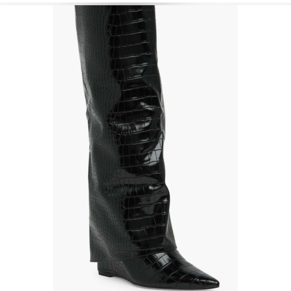Steve Madden Black Over the Knee Boots